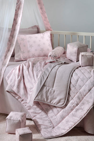 STARRY Pink DES.775 Ansore Krevati për Bebe