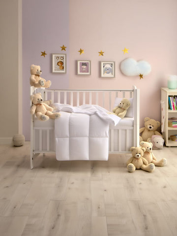 Jorgan matera imitim puple per bebe