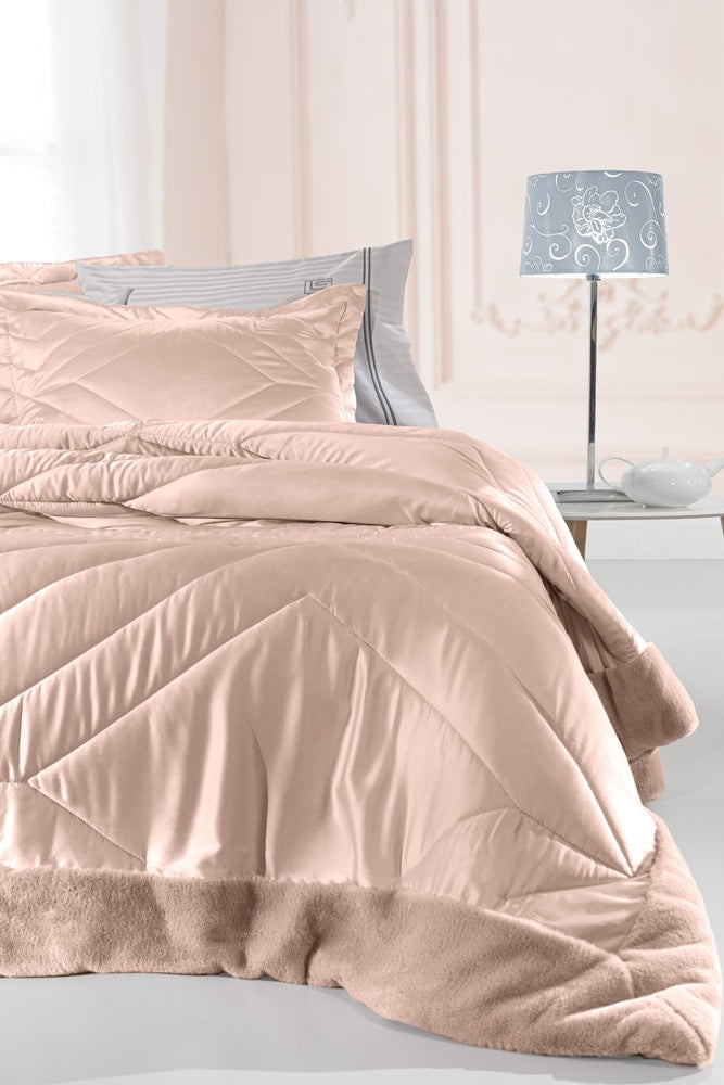 Jorgan Dopio me 3 pjese COLUMBIA OLD PINK, 250X240, GL