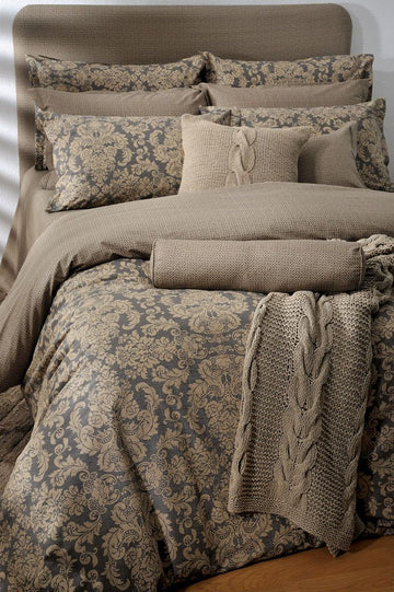 DAMAS DARK BROWN S730 Set Çarçafi Zarf Dopio