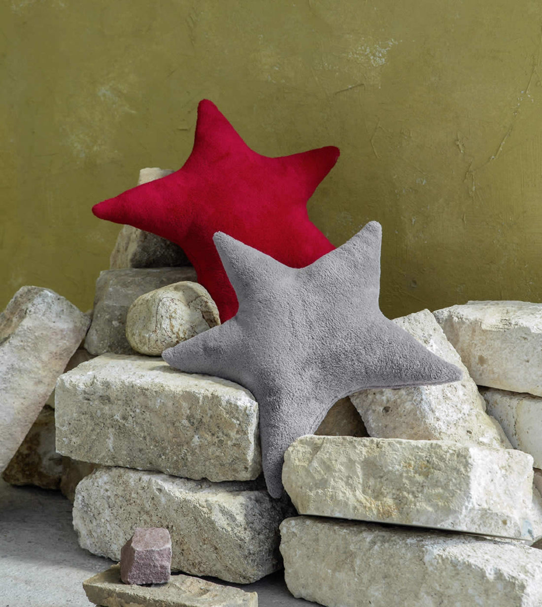 Ylli Gri Jastëk Dekorativ