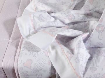 STUFF PINK DES.674 Set Çarçafi për Bebe