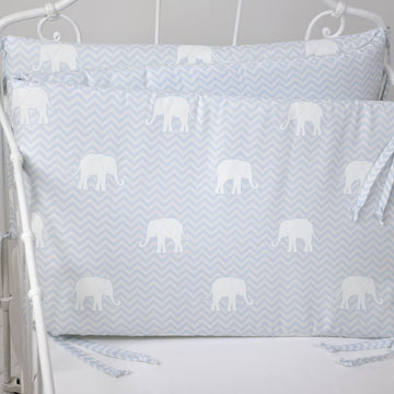 ELEPHANT BLUE DES.687 Ansore Krevati për Bebe