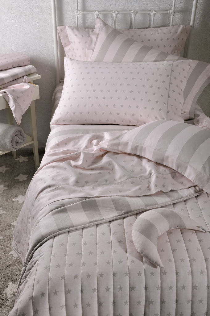 PINK STARS DES.671 Set Çarçafi për Bebe