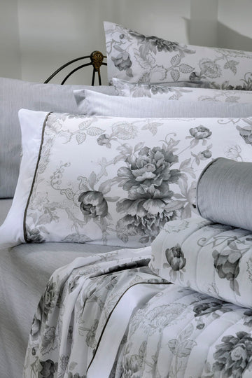 FLOWERS GREY P187 Jorgan Dopio