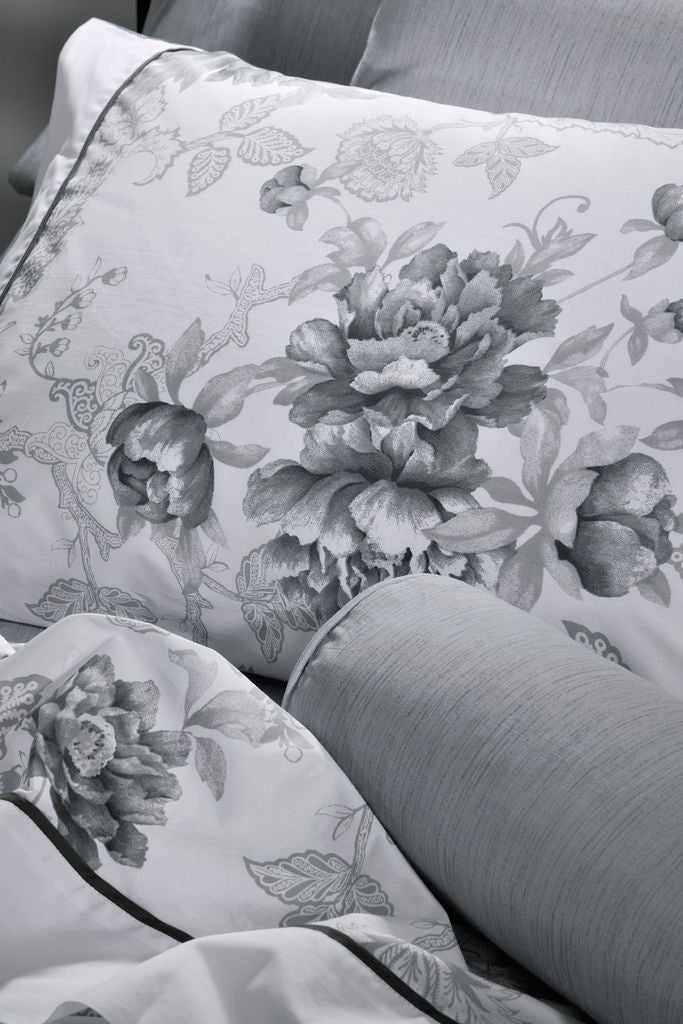 FLOWERS GREY P.187 Kuvertë Dopio