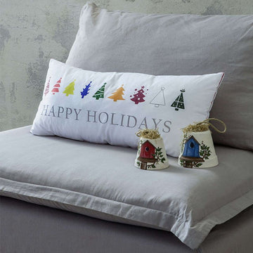HAPPY HOLIDAYS Jastëk Dekorativ