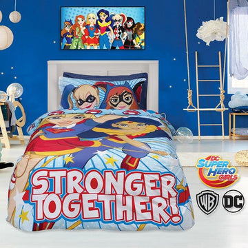 Set Çarçafi Zarf Tek SUPER HERO GIRLS