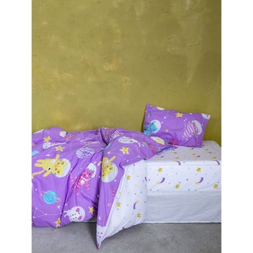 COSMIC KITTENS Set Çarçafi Tek