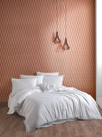 FLORANNE Beige & Brown Set Çarçafi Zarf