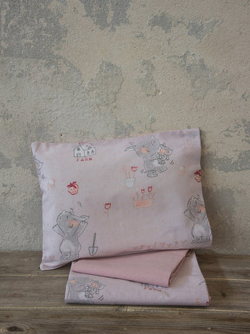 LITTLE RHINO Set Çarçafi për Bebe