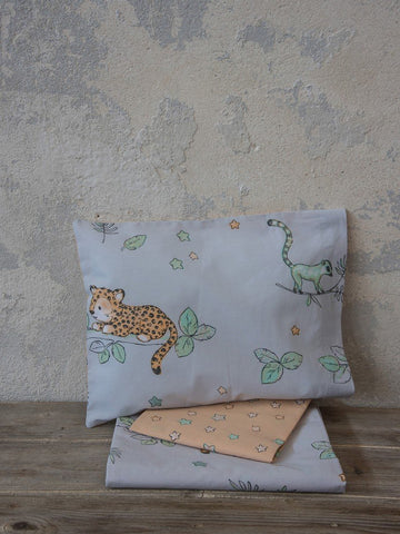 SLEEPY PANTHER Set Çarçafi për Bebe