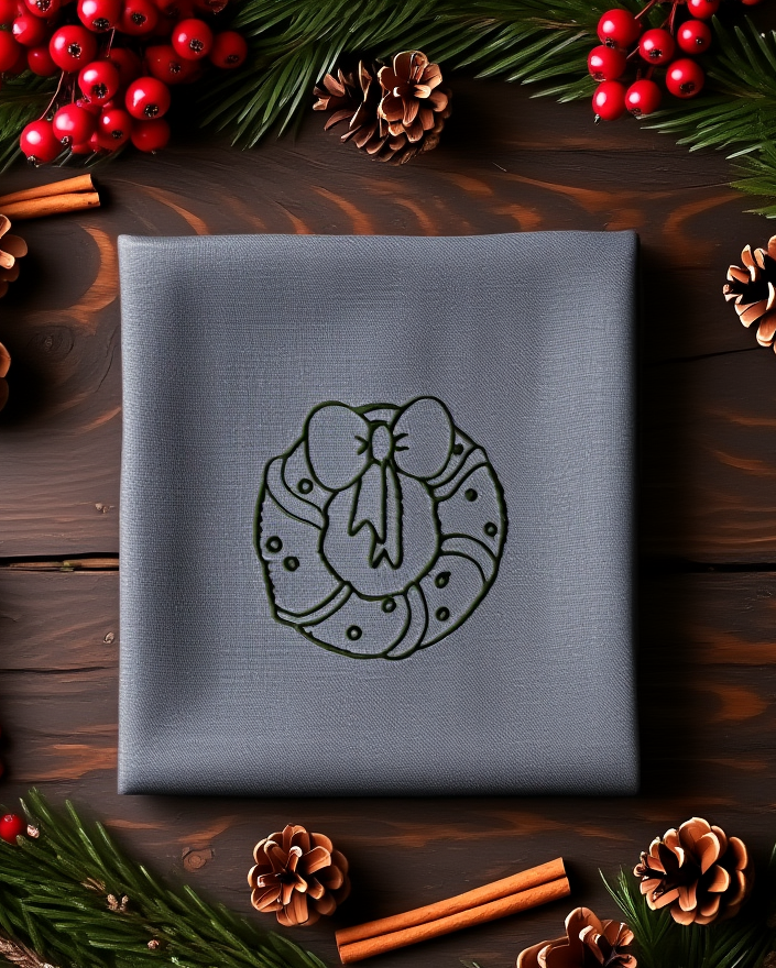 Pecetë dekori festive për kuzhinën 100% lino