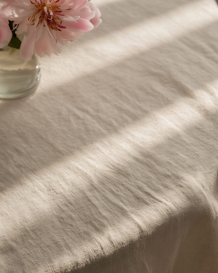 Mbulesë Tavoline në nuanca Bezhë