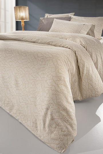 Set Carcafi Tek Fanellat BRENTA CAMEL, 170X265, 3 pjese, GL
