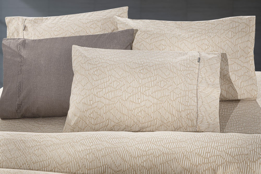 Set Carcafi Tek Fanellat BRENTA CAMEL, 170X265, 3 pjese, GL