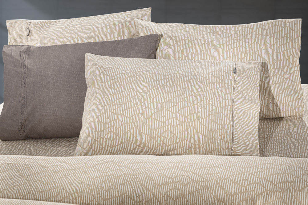 Set Carcafi Dopio Fanellat BRENTA Camel, 240X265, 4 pjese, GL