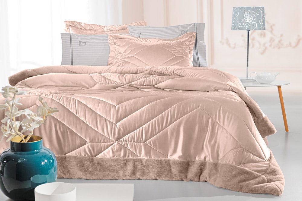 Jorgan Dopio me 3 pjese COLUMBIA OLD PINK, 250X240, GL