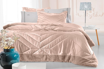 Jorgan Dopio me 3 pjese COLUMBIA OLD PINK, 250X240, GL
