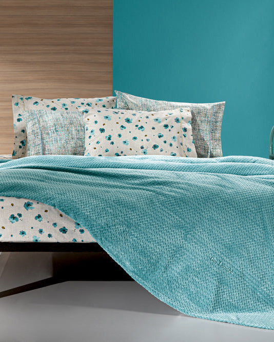 Batanije Dopio mikrofibër velur Rombus