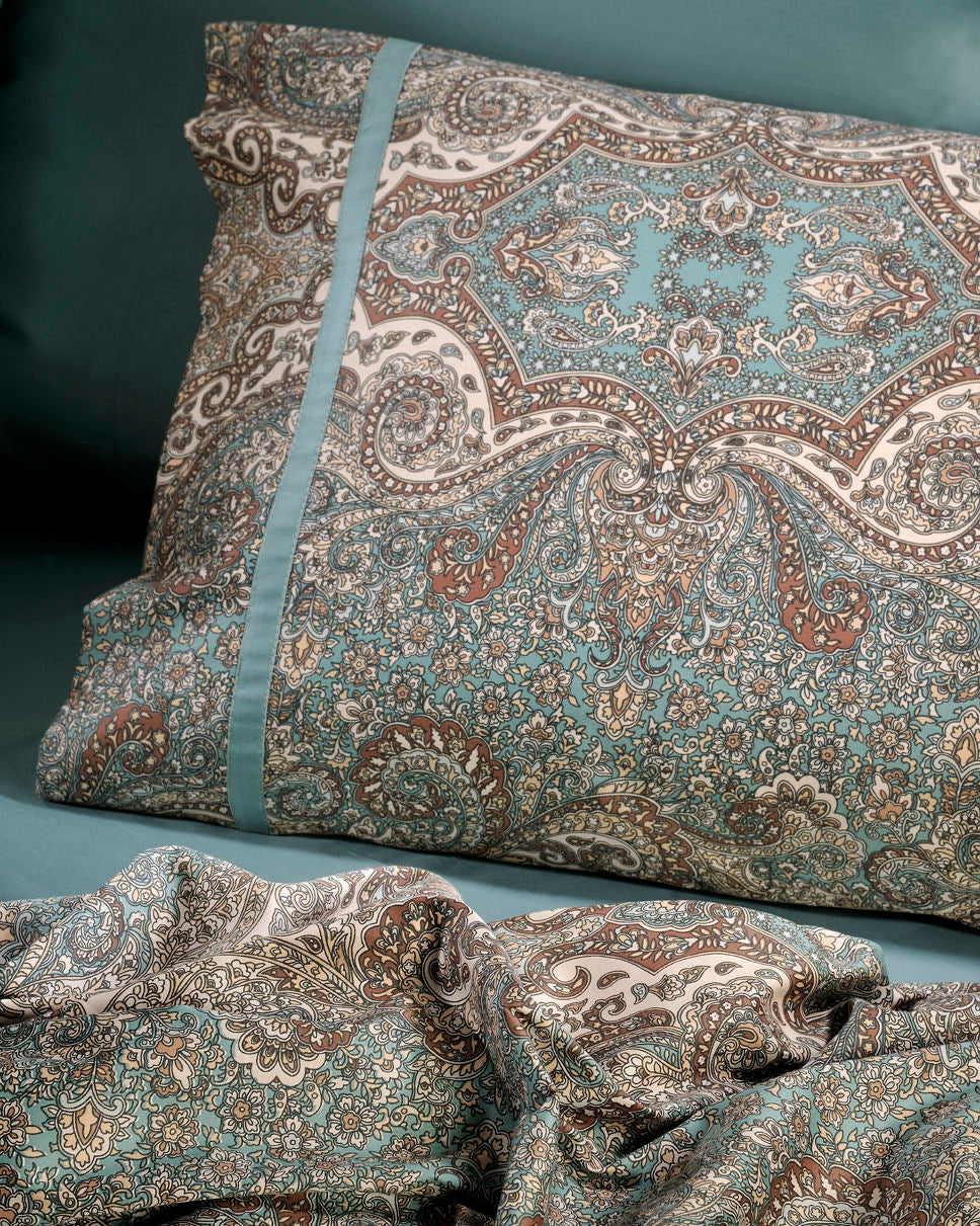 Set Çarçafi Dopio Bombay me motive ornamentale elegante