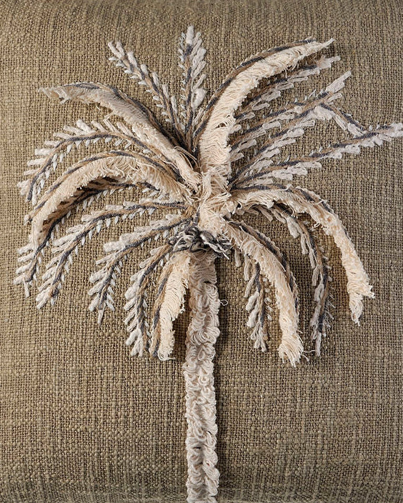 Jastëk Dekorativ Palmë bezhë e llojit Phoenix