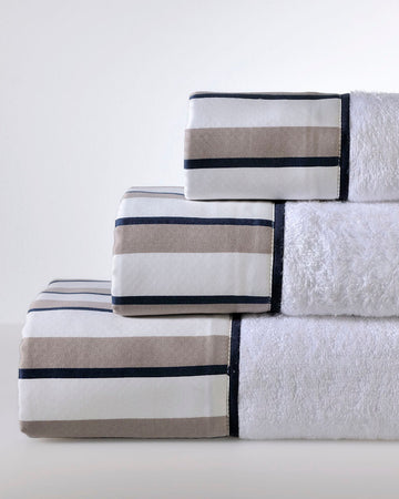 Set Peshqiri me Filete Blu Oscar Bezhë