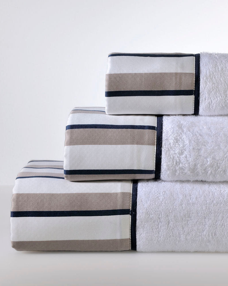 Set Peshqiri me Filete Blu Oscar Bezhë