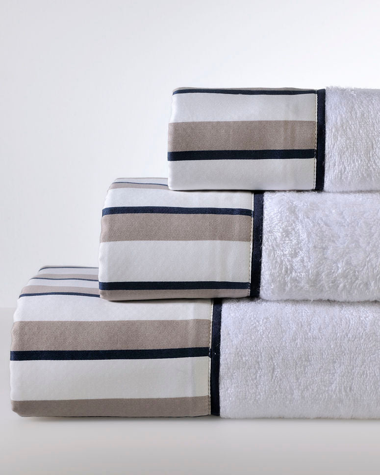 Set Peshqiri me Filete Blu Oscar Bezhë