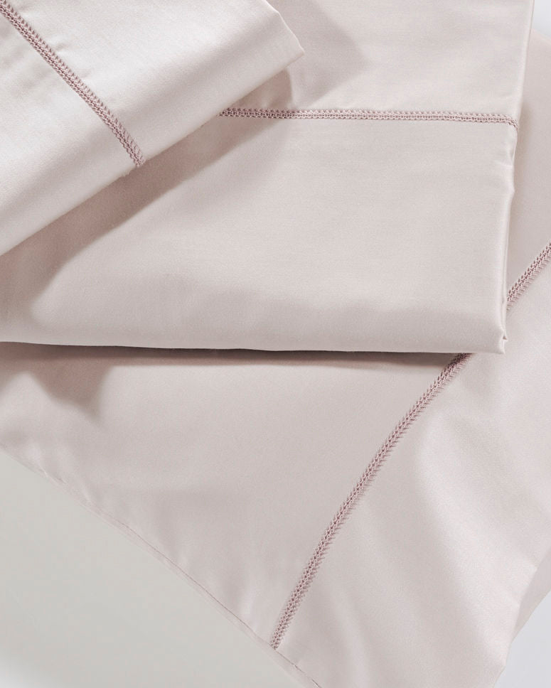 Set Carcafi Tek me Qëndisje anësore – 100% pambuk sateen