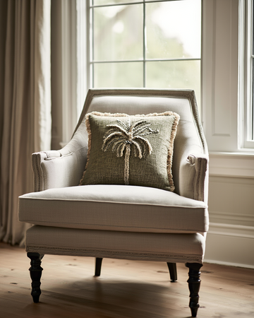 Jastëk Dekorativ Palmë bezhë e llojit Phoenix