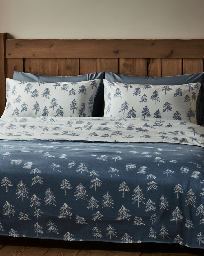 Set çarçafi  fanellat Abete 33