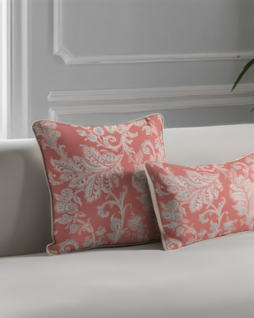 Jastëk Dekorativ me Lule me Kordon Pana