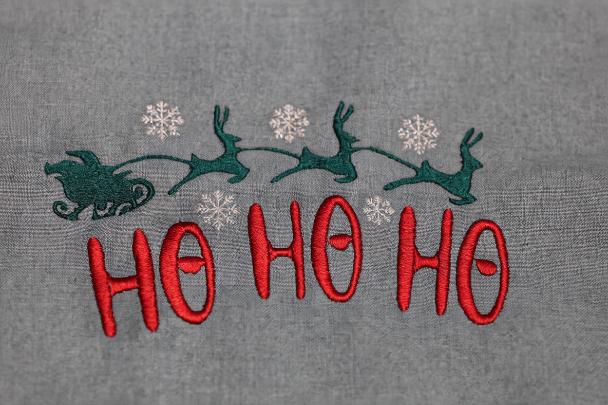 Përparëse kuzhine me qëndisje festive