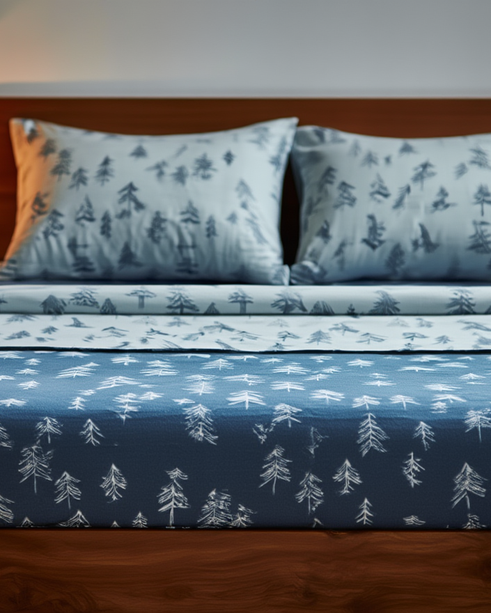 Set çarçafi  fanellat Abete 33