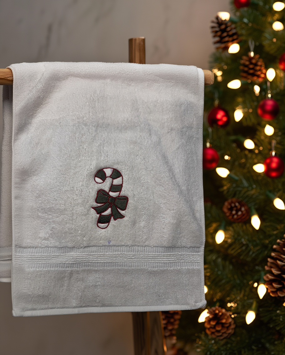 Peshqirë Krishtlindjeje pambuk me qendisje