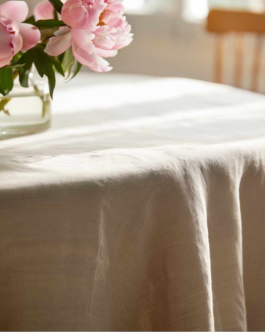 Mbulesë Tavoline në nuanca Bezhë