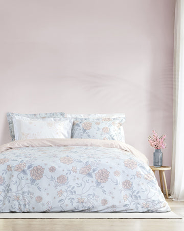 Set çarçafi Dopio Floral Dream 100% pambuk