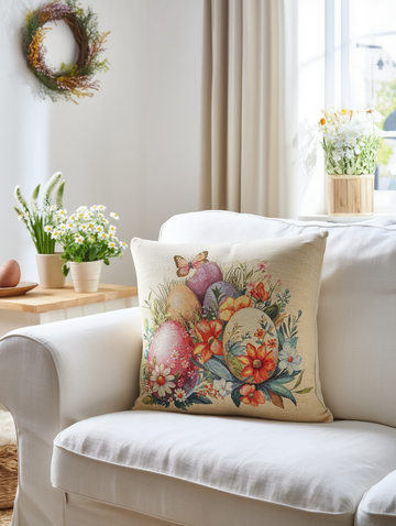 Këllëf jastëku dekorativ për Pashkë