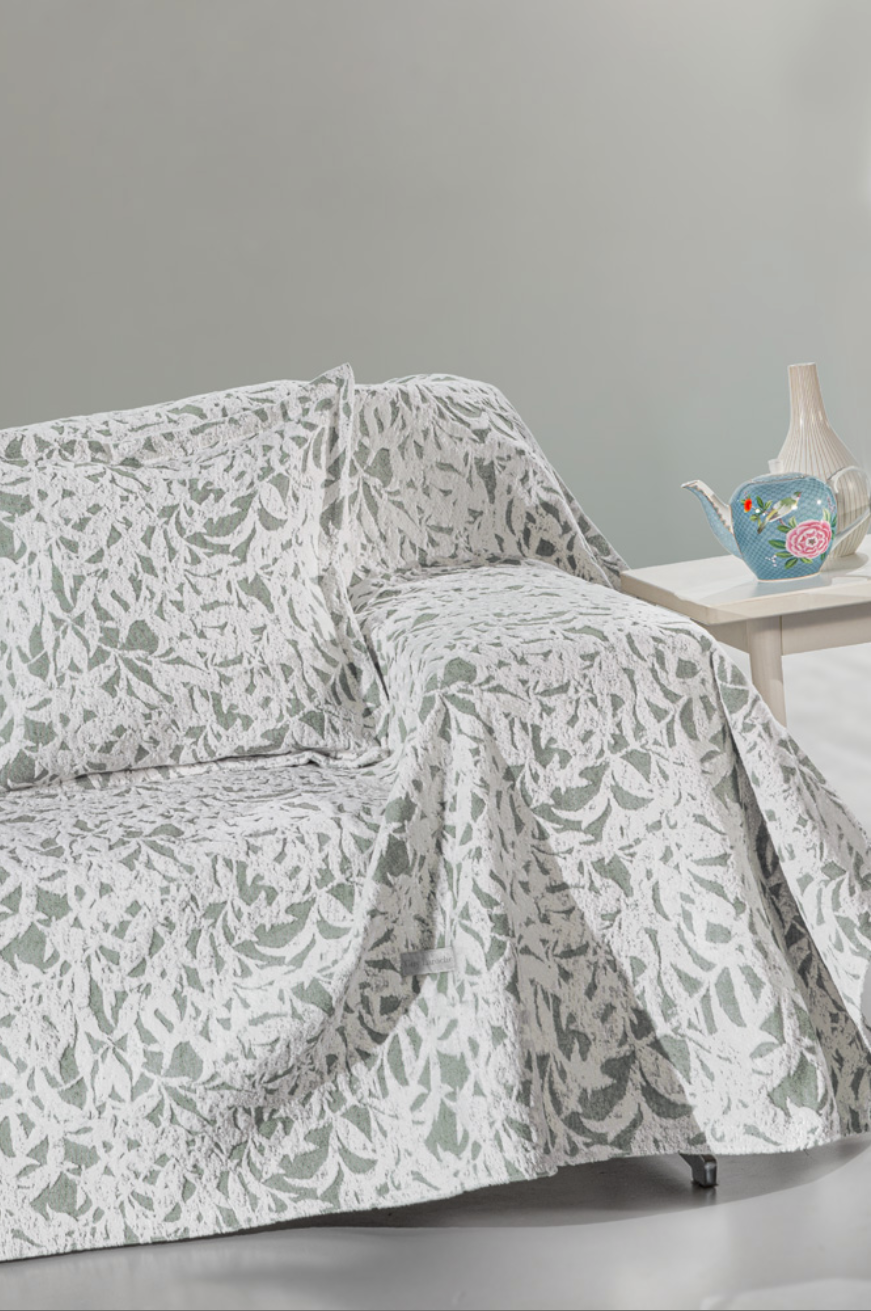 Mbulesë Divani Blossom 100% pambuk chenille
