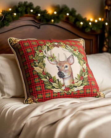 Këllëf jastëku dekorativ me kaproll pa mbushje