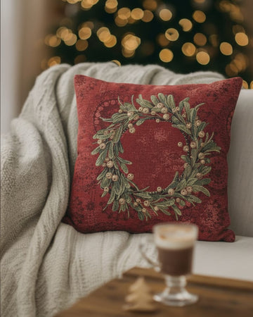 Këllëf jastëku dekorativ me kurore pa mbushje