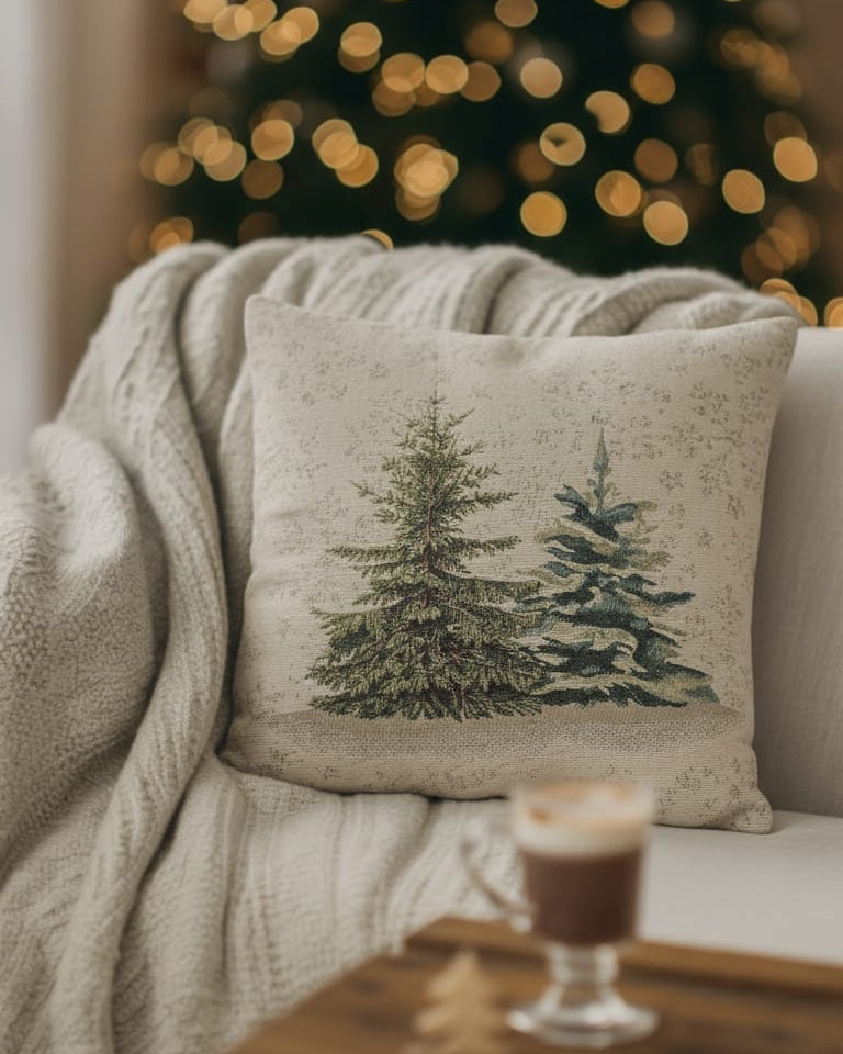 Këllëf jastëku dekorativ me peme pa mbushje