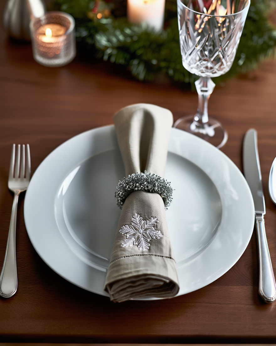 Pecetë Tavoline Lino me azhur