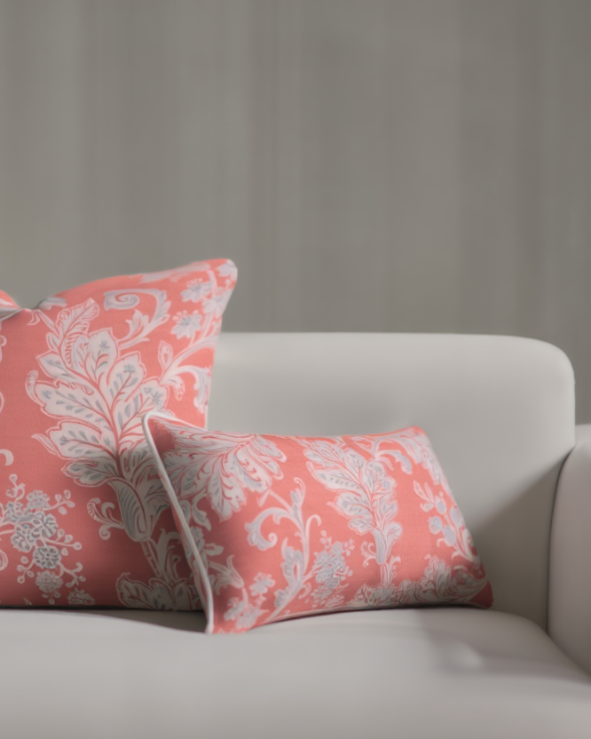 Jastëk Dekorativ me Lule me Kordon Pana