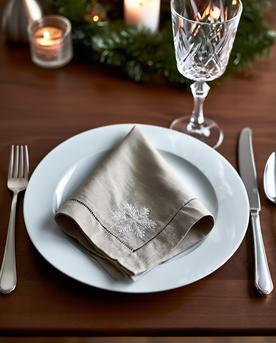 Pecetë Tavoline Lino me azhur