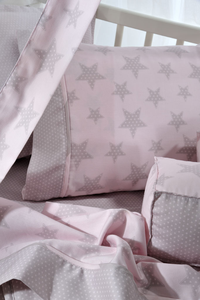 STARRY Pink DES.775 Ansore Krevati për Bebe