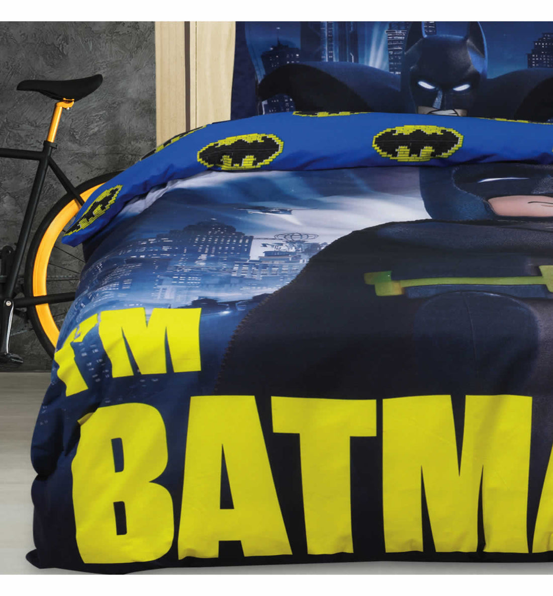 Set Çarçafi Tek LEGO BATMAN