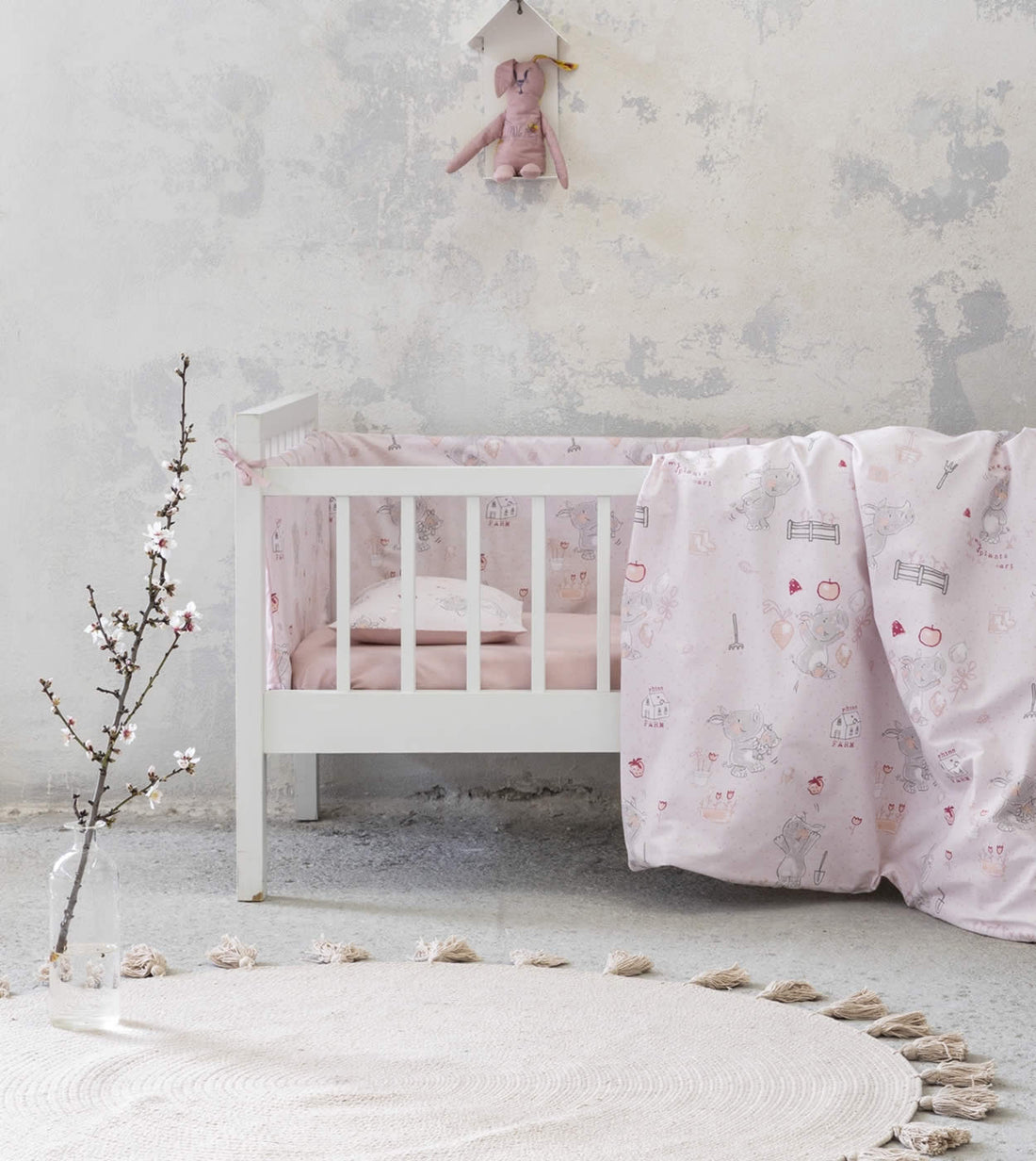 LITTLE RHINO Set Çarçafi për Bebe