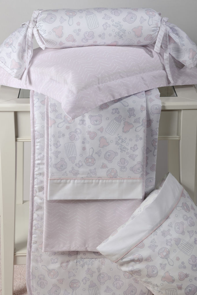 STUFF PINK DES.674 Set Çarçafi për Bebe